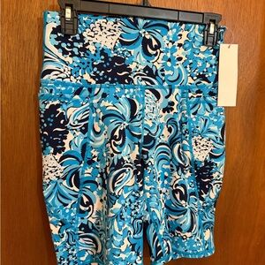 NWT Lilly Pulitzer UPF 50+ Luxletic 8" South Beach High Rise Bike Short